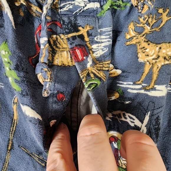 Eddie Bauer Flannel PJ Pants Outdoors Fishing Hunting  Blue Size Large - Picture 7 of 11